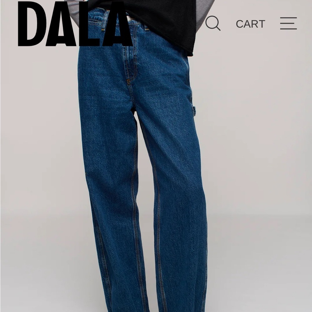 Dala Starch Jean In Flat Blue